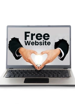 Blog Image | A heart or helping hand symbol blended into a website interface