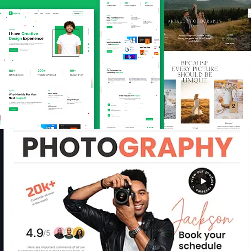 Portfolio Website for a Photography Studio Image | GulfEz - Premier Web Design Services in the Gulf | Custom Website Solutions