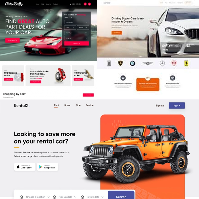 Automotive Website for a Car Dealership Image | GulfEz - Premier Web Design Services in the Gulf | Custom Website Solutions